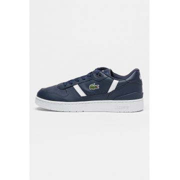 Pantofi sport din piele cu logo T-Clip - Albastru indigo