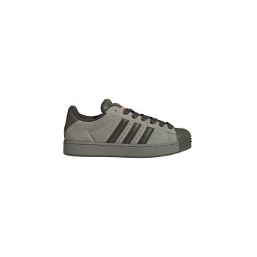 Pantofi sport din piele intoarsa Super St - Negru stins/Kaki pal