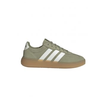 Pantofi sport din piele si piele intoarsa Barreda Decode Lux - Verde pal/Alb optic/Verde fistic
