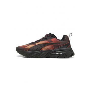 Pantofi sport Fade Nitro V2 cu insertii de plasa - Negru