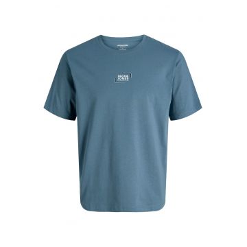 Tricou  albastru din bumbac organic - Albastru