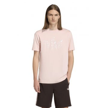 Tricou cu logo GFX - Roz pastel