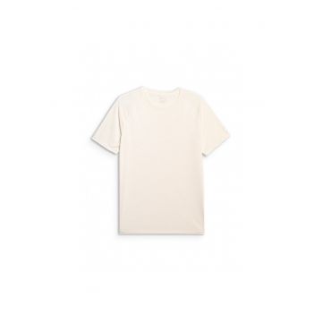 Tricou de alergare  uscare rapida - alb - poliester