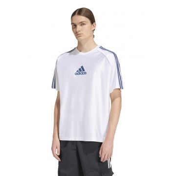 Tricou lejer cu decolteu la baza gatului - Alb optic