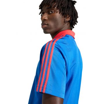 Tricou polo cu logo - Rosu/Albastru royal