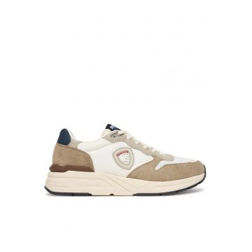 Adidasi  piele naturala - bej -