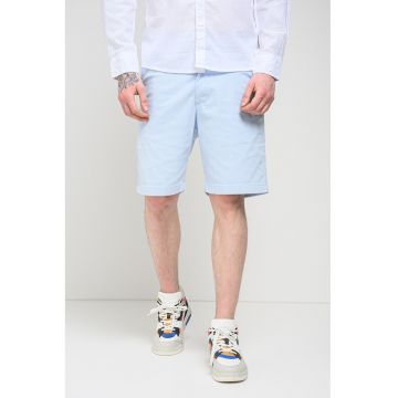 Bermude Chino cu croiala regular-fit - Albastru pastel