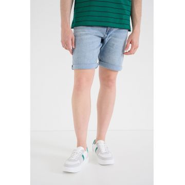 Bermude slim fit din denim Abner - Albastru deschis