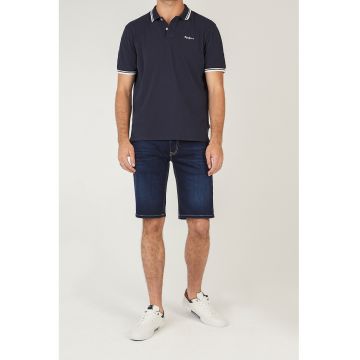 Bermude slim-fit din denim Gymdigo - Bleumarin
