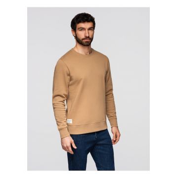 Bluza BASIC uni  OM-SSBN-0271 - Maro cafeniu