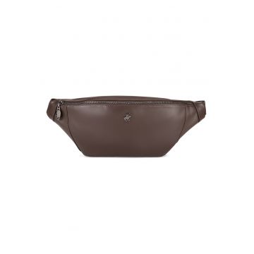 Curea barbateasca -  sintetic - maro - One Size INTL