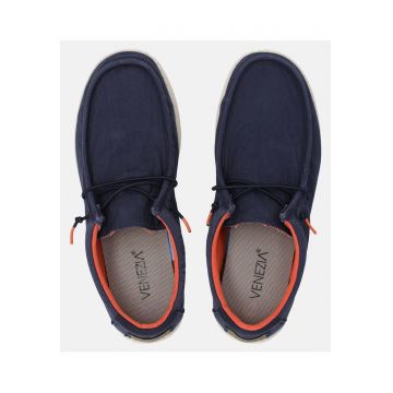 Mocasini din material textil