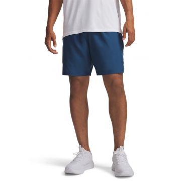 Pantaloni cu logo si buzunare laterale - pentru antrenament Tech - Alb/Albastru inchis