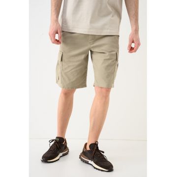 Pantaloni scurti cargo cu snur Dylan - Grej