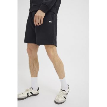 Pantaloni scurti cu talie medie - Negru