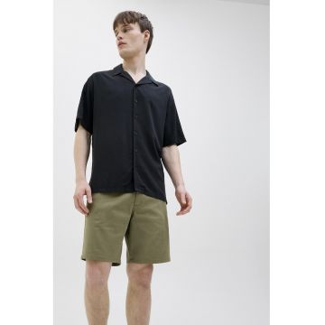 Pantaloni scurti cu talie medie - Verde -