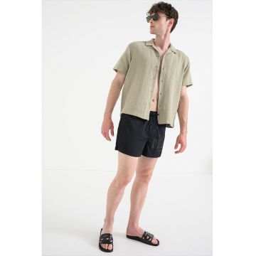 Pantaloni scurti de baie Mario - Negru