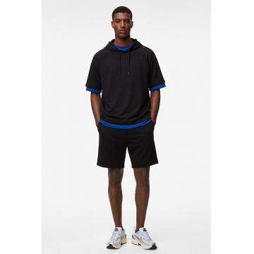 Pantaloni scurti de trening regular fit - Negru