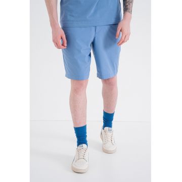 Pantaloni scurti regular fit cu buzunare - din material usor Speedflex - Albastru deschis
