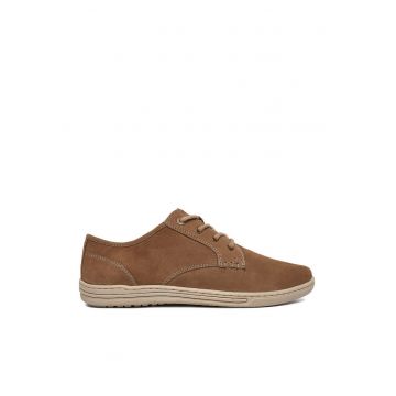 Pantofi barbatesti -  piele naturala - bej - confortabili