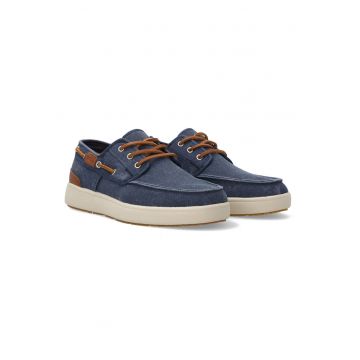 Pantofi boat din panza