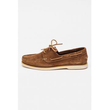 Pantofi loafer din piele intoarsa Navigator - Maro camel
