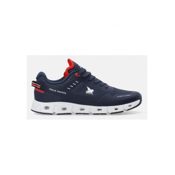 Pantofi sport cu detalii textile - Bleumarin - Bleumarin