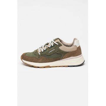 Pantofi sport cu garnituri din piele intoarsa Wilfred - Verde