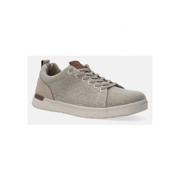 Pantofi sport din material textil cu model uni