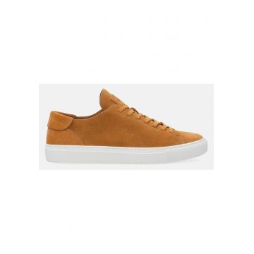 Pantofi sport din piele intoarsa cu profil jos
