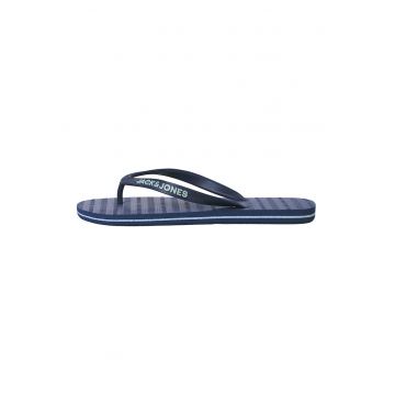 Papuci flip-flop cu logo - Bleumarin