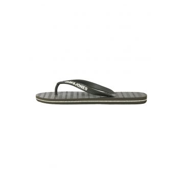 Papuci flip-flop cu logo - Kaki