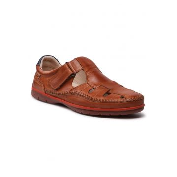 Sandale barbat -  piele naturala - maro -