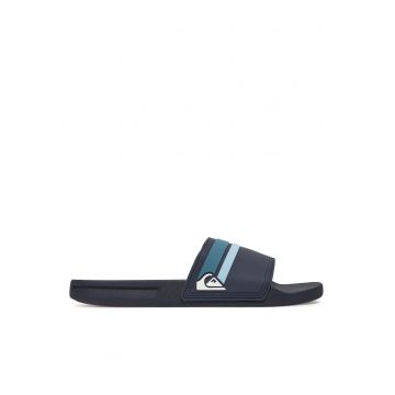 Slapi barbat -  albastru - material sintetic