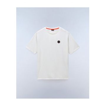 Tricou din bumbac cu detaliu logo