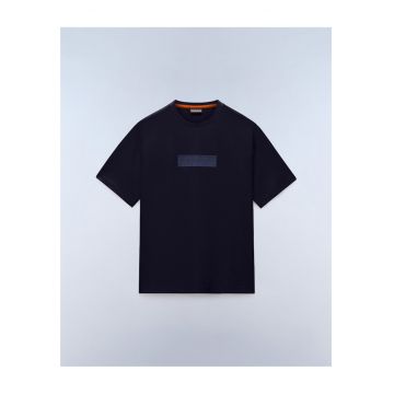 Tricou din bumbac cu logo Box -