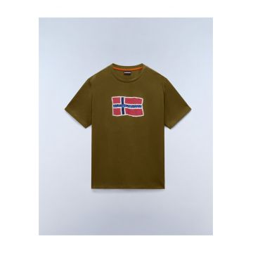 Tricou din bumbac cu logo Mahsa