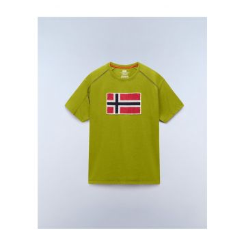 Tricou din bumbac la baza gatului