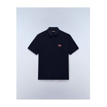 Tricou polo regular fit cu logo brodat Ebea