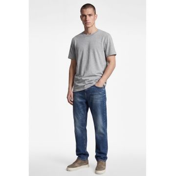 Tricou uni din amestec de modal - Gri deschis melange