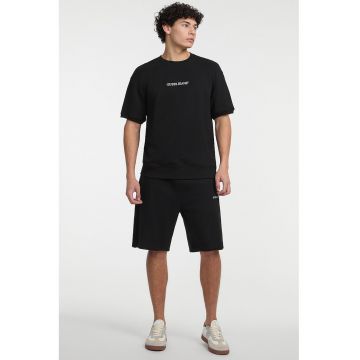 Bermude sport de bumbac - Negru