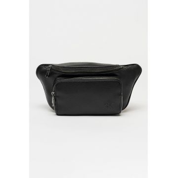 Borseta din piele ecologica Cargo - Black Onyx