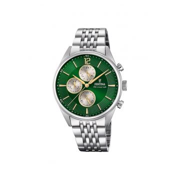 Ceas barbatesc  F20285/9 Quartz Argintiu