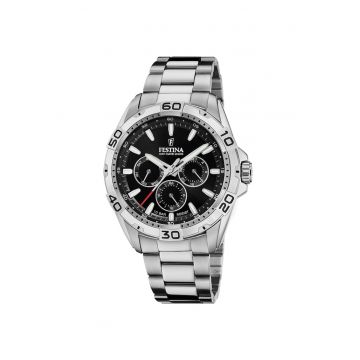 Ceas barbatesc  F20623/5 Quartz Argintiu