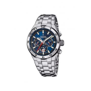 Ceas barbatesc  F20670/1 Quartz Argintiu