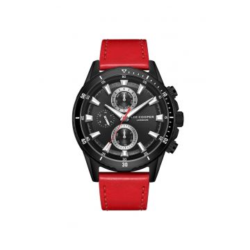 Ceas barbatesc  LC08004.658 Quartz Negru