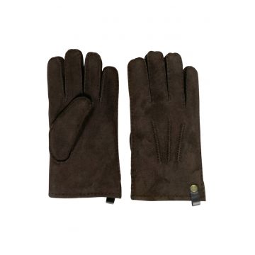 Manusi elegante din piele intoarsa naturala -