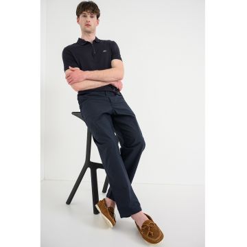 Pantaloni chino conici - Albastru ultramarin