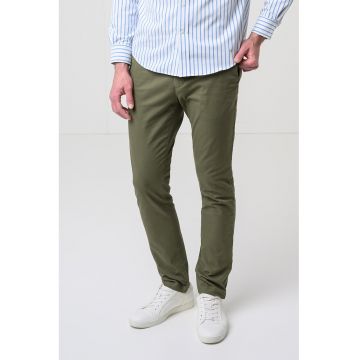 Pantaloni chino slim fit Bleecker 1985 - Verde sparanghel