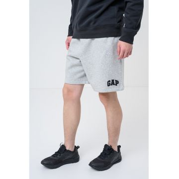 Pantaloni de trening cu croiala relaxed fit - Gri melange